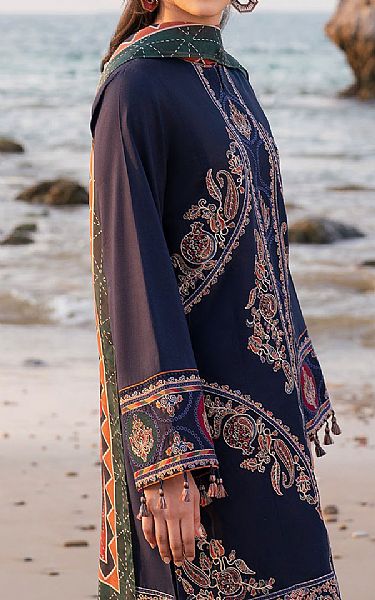 Jazmin Oxford Blue Lawn Suit | Pakistani Lawn Dress in USA- Image 2