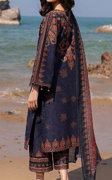 Jazmin Blue Lawn Suit | Pakistani Lawn Dress in USA- Image 2