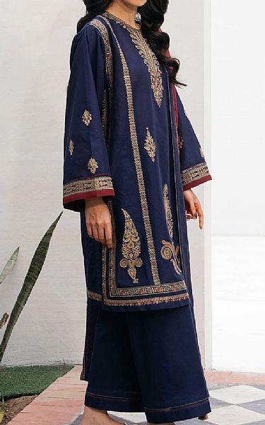 Jazmin Navy Blue Lawn Suit | Pakistani Lawn Dress in USA- Image 2