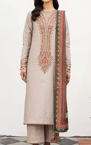 Jazmin Dusty Pink Lawn Suit | Pakistani Lawn Dress in USA- Image 1