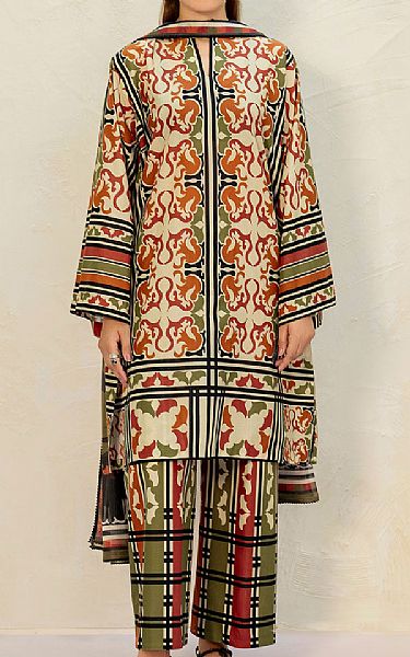 Jazmin Multicolor Lawn Suit | Pakistani Lawn Dress in USA- Image 1