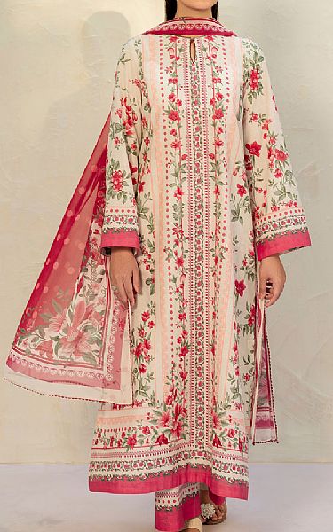 Jazmin Oyster Pink Lawn Suit | Pakistani Lawn Dress in USA- Image 1