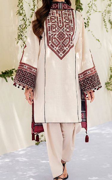 Jazmin Off-white Lawn Suit | Pakistani Lawn Dress in USA- Image 1