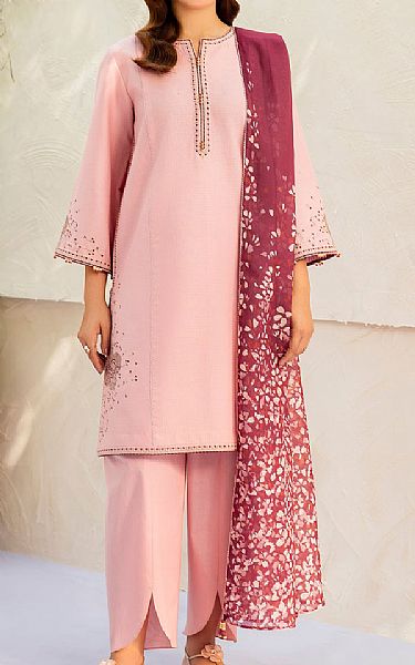 Jazmin Pink Lawn Suit | Pakistani Lawn Dress in USA- Image 1