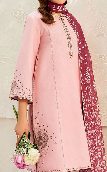 Jazmin Pink Lawn Suit | Pakistani Lawn Dress in USA- Image 2