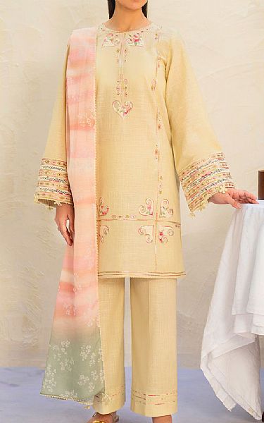 Jazmin Ivory Lawn Suit | Pakistani Lawn Dress in USA- Image 1