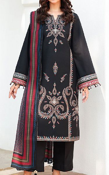 Jazmin Black Lawn Suit | Pakistani Lawn Dress in USA- Image 1