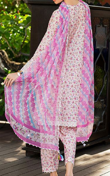 Jazmin Ivory/Lavender Lawn Suit | Pakistani Lawn Dress in USA- Image 2