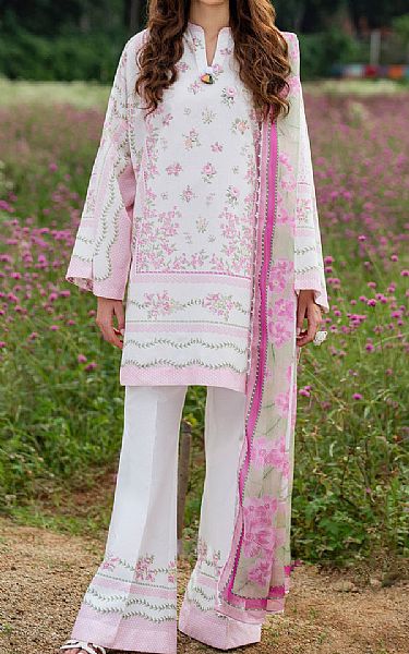 Jazmin Off-white/Lilac Lawn Suit | Pakistani Lawn Dress in USA- Image 1