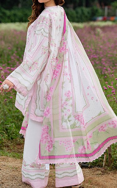Jazmin Off-white/Lilac Lawn Suit | Pakistani Lawn Dress in USA- Image 2