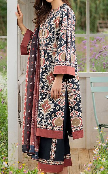 Jazmin Black Lawn Suit | Pakistani Lawn Dress in USA- Image 2