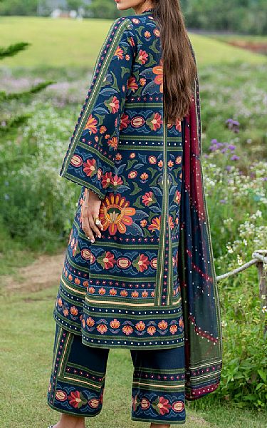 Jazmin Teal Lawn Suit | Pakistani Lawn Dress in USA- Image 2