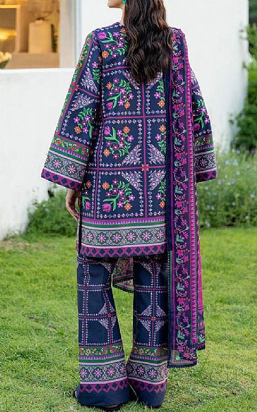 Jazmin Navy Blue Lawn Suit | Pakistani Lawn Dress in USA- Image 2