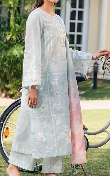 Jazmin Grey Lawn Suit | Pakistani Lawn Dress in USA- Image 2