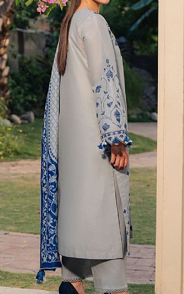 Jazmin Grey/Blue Lawn Suit | Pakistani Lawn Dress in USA- Image 2