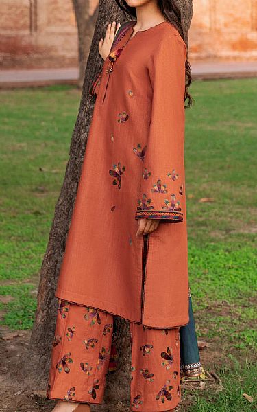 Jazmin Coral Khaddar Suit | Pakistani Winter Dresses in USA- Image 2
