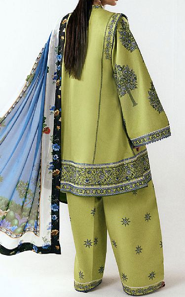 Jugnu Light Green Cotton Suit | Pakistani Lawn Dress in USA- Image 2