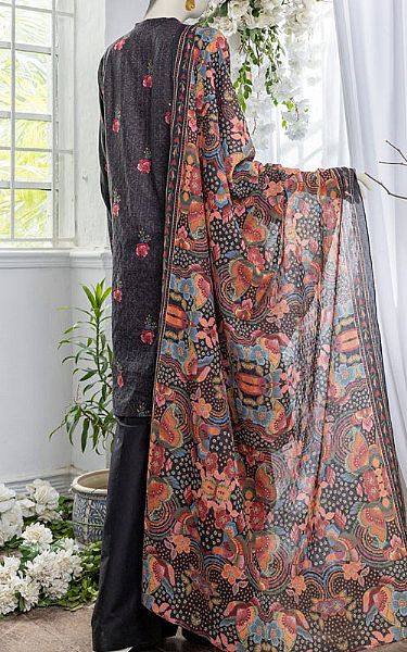Junaid Jamshed Black Doria Suit | Pakistani Winter Dresses in USA- Image 2