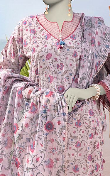 Junaid Jamshed Lilac Lawn Suit (2 Pcs) | Pakistani Lawn Dress in USA- Image 2