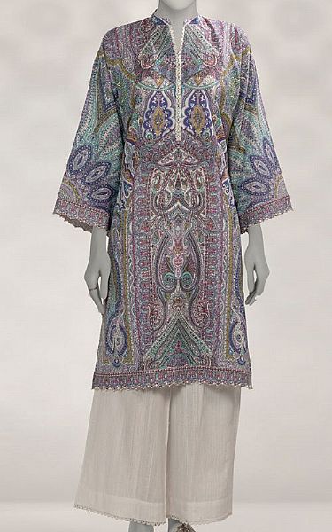 Junaid Jamshed Lilac Khaddar Suit (2 Pcs) | Pakistani Winter Dresses in USA- Image 1