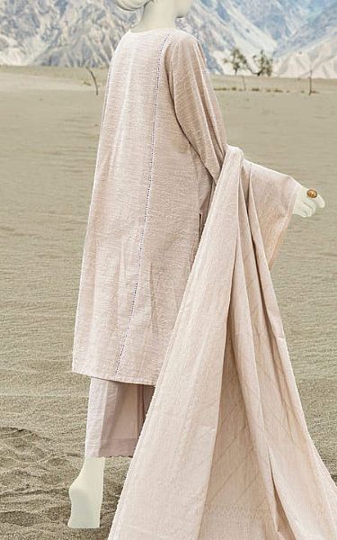 Junaid Jamshed Tan Jacquard Suit | Pakistani Winter Dresses- Image 2