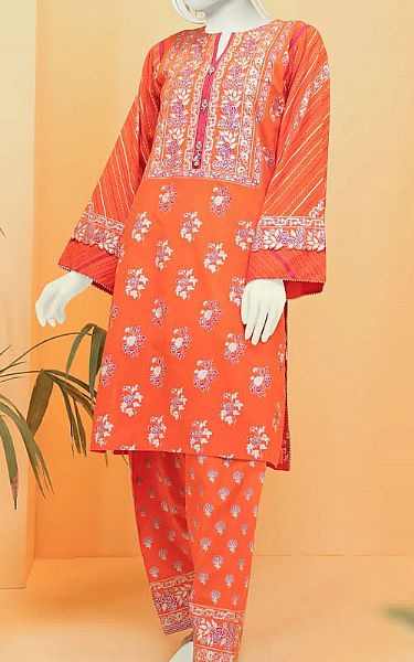 Junaid Jamshed Coral Lawn Suit (2 Pcs) | Pakistani Dresses in USA- Image 1