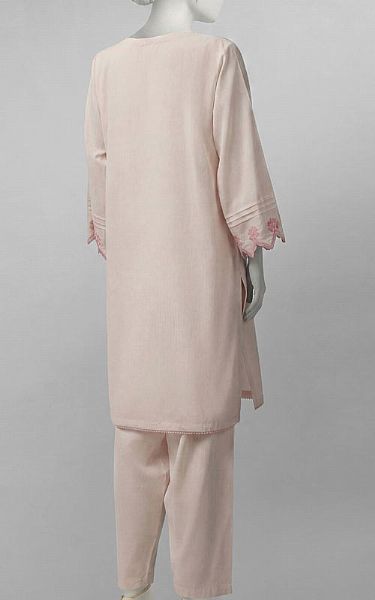 Junaid Jamshed Baby Pink Lawn Suit (2 Pcs) | Pakistani Lawn Dress in USA- Image 2