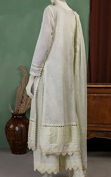 Junaid Jamshed Sea Mist Lawn Suit | Pakistani Lawn Dress in USA- Image 2