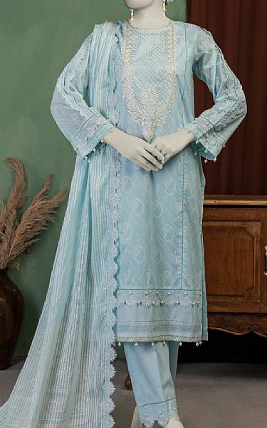 Junaid Jamshed Cadet Grey Lawn Suit | Pakistani Lawn Dress in USA- Image 1
