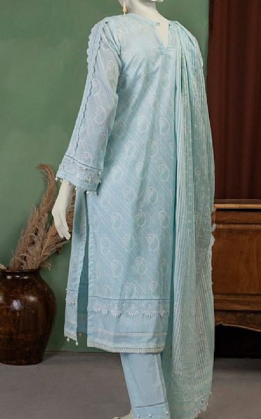 Junaid Jamshed Cadet Grey Lawn Suit | Pakistani Lawn Dress in USA- Image 2