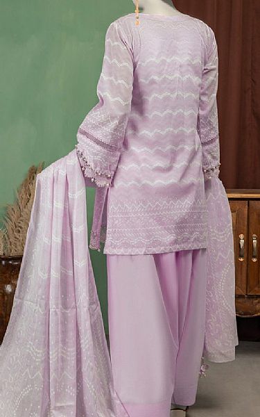 Junaid Jamshed Lilac Lawn Suit | Pakistani Lawn Dress in USA- Image 2
