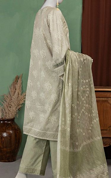 Junaid Jamshed Sage Green Lawn Suit | Pakistani Lawn Dress in USA- Image 2
