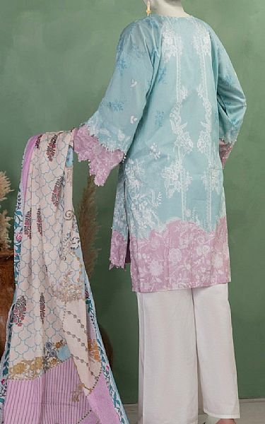 Junaid Jamshed Summer Green Lawn Suit (2 pcs) | Pakistani Lawn Dress in USA- Image 2