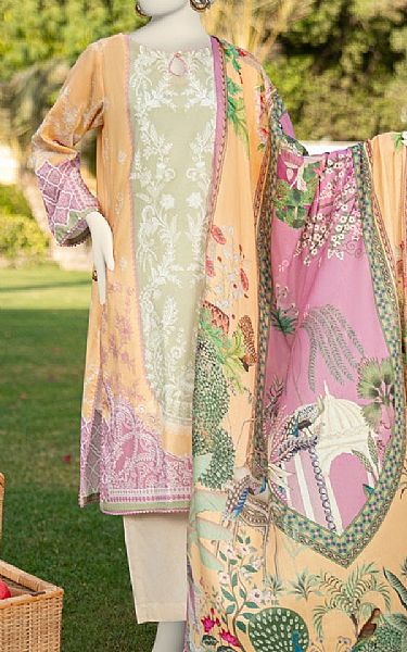 Junaid Jamshed Multi Lawn Suit (2 pcs) | Pakistani Lawn Dress in USA- Image 1