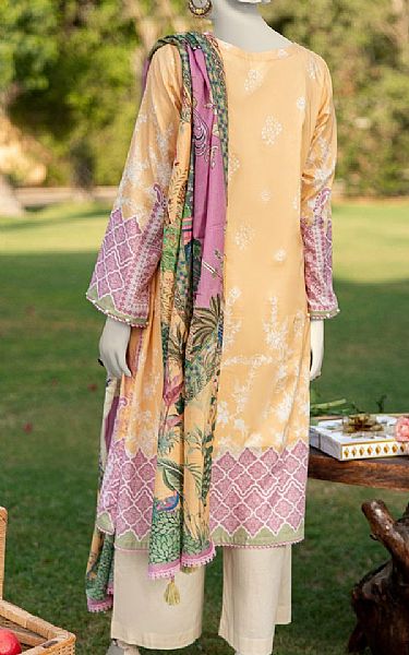 Junaid Jamshed Multi Lawn Suit (2 pcs) | Pakistani Lawn Dress in USA- Image 2