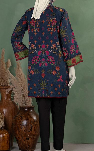 Junaid Jamshed Pickled Bluewood Lawn Kurti | Pakistani Lawn Dress in USA- Image 2