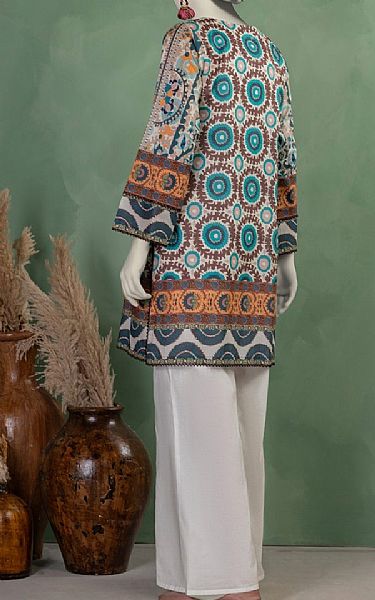 Junaid Jamshed Multi Lawn Kurti | Pakistani Lawn Dress in USA- Image 2