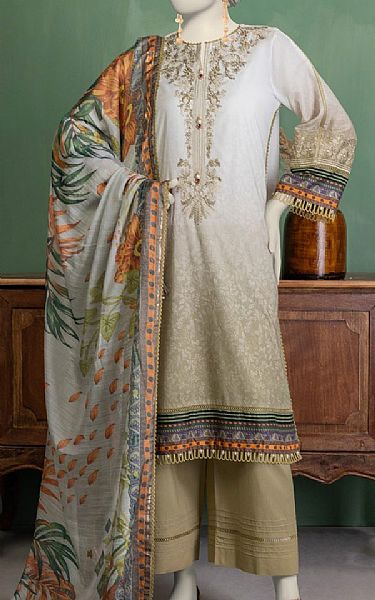 Junaid Jamshed Sage Lawn Suit | Pakistani Lawn Dress in USA- Image 1