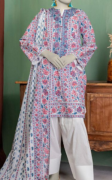 Junaid Jamshed Multi Lawn Suit | Pakistani Lawn Dress in USA- Image 1
