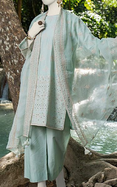 Junaid Jamshed Jungle Mist Lawn Suit | Pakistani Lawn Suits- Image 1