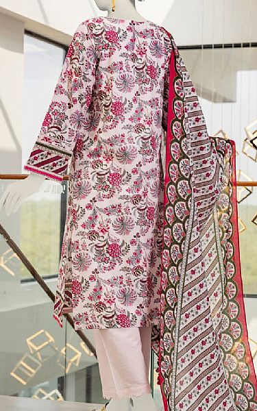 Junaid Jamshed Oyster Pink Lawn Suit | Pakistani Lawn Suits- Image 2
