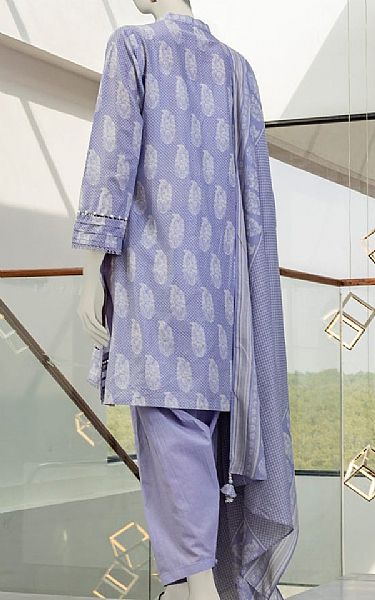 Junaid Jamshed Blue Bell Lawn Suit | Pakistani Lawn Suits- Image 2