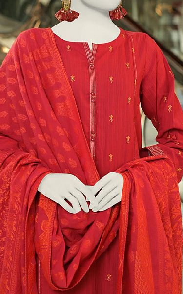 Junaid Jamshed Cardinal Lawn Suit | Pakistani Lawn Suits- Image 2