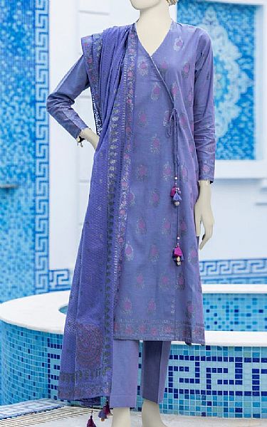 Junaid Jamshed Twilight Lawn Suit | Pakistani Lawn Suits- Image 1