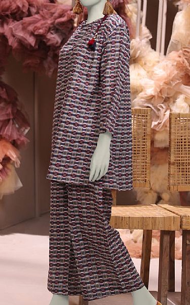 Junaid Jamshed Multi Khaddar Kurti | Pakistani Winter Dresses in USA- Image 2