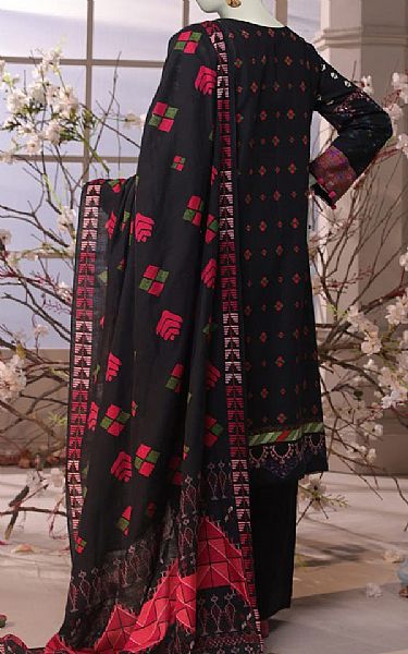 Junaid Jamshed Black Khaddar Suit | Pakistani Winter Dresses in USA- Image 2