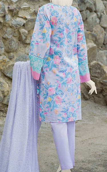 Junaid Jamshed Lilac Cambric Suit | Pakistani Dresses in USA- Image 2