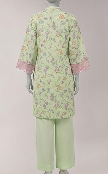 Junaid Jamshed Green Mist Lawn Suit (2 pcs) | Pakistani Lawn Dress in USA- Image 2