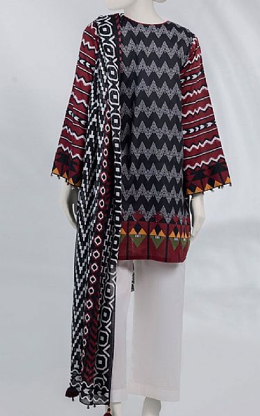 Junaid Jamshed Multi Lawn Suit (2 pcs) | Pakistani Lawn Dress in USA- Image 2