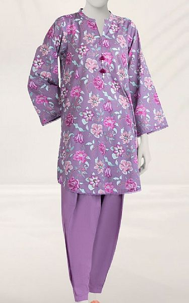 Junaid Jamshed Lilac Liminal Suit (2 pcs) | Pakistani Lawn Dress in USA- Image 1